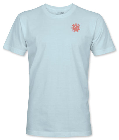 Boys Beach Lacrosse T-Shirt - Light Blue