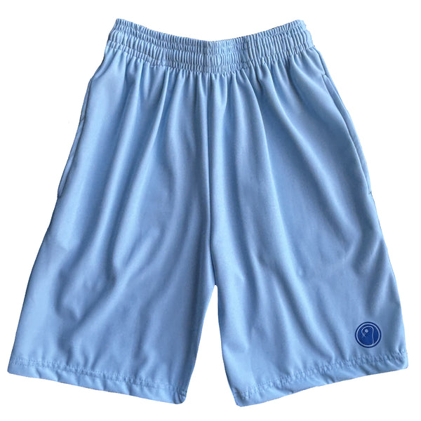 【COYSEIO】 LACE JERSEY SHORTS BLUE Jersey Ninja - Steel Blue Ogee Performance Golf Shorts