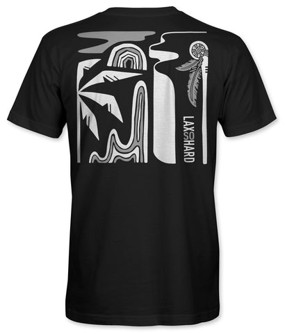 Boys Lacrosse Native T-Shirt - Black