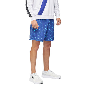 Mens Prep Lacrosse Shorts - Royal and Aqua