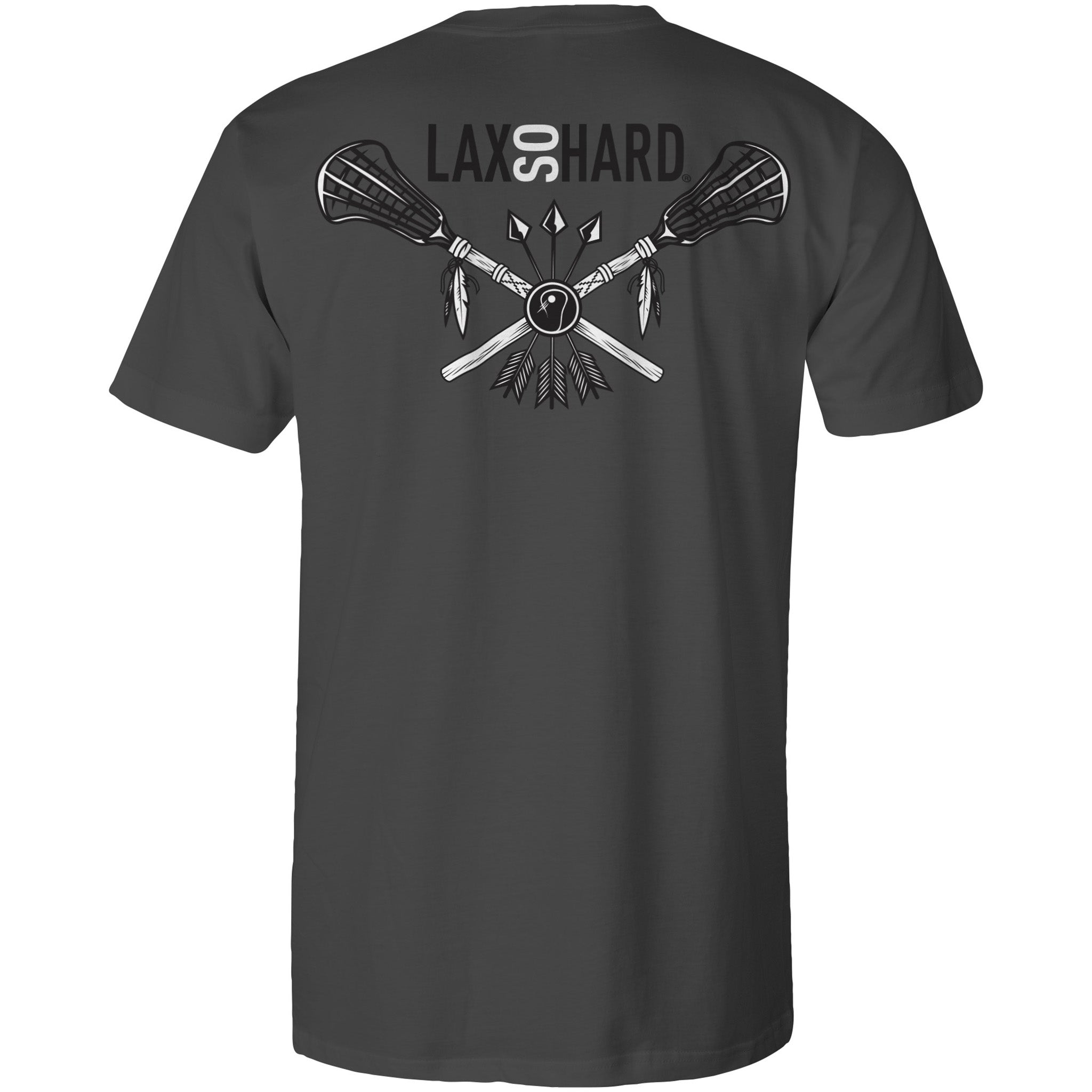 Lacrosse Arrows T-Shirt gray – LAX SO HARD1