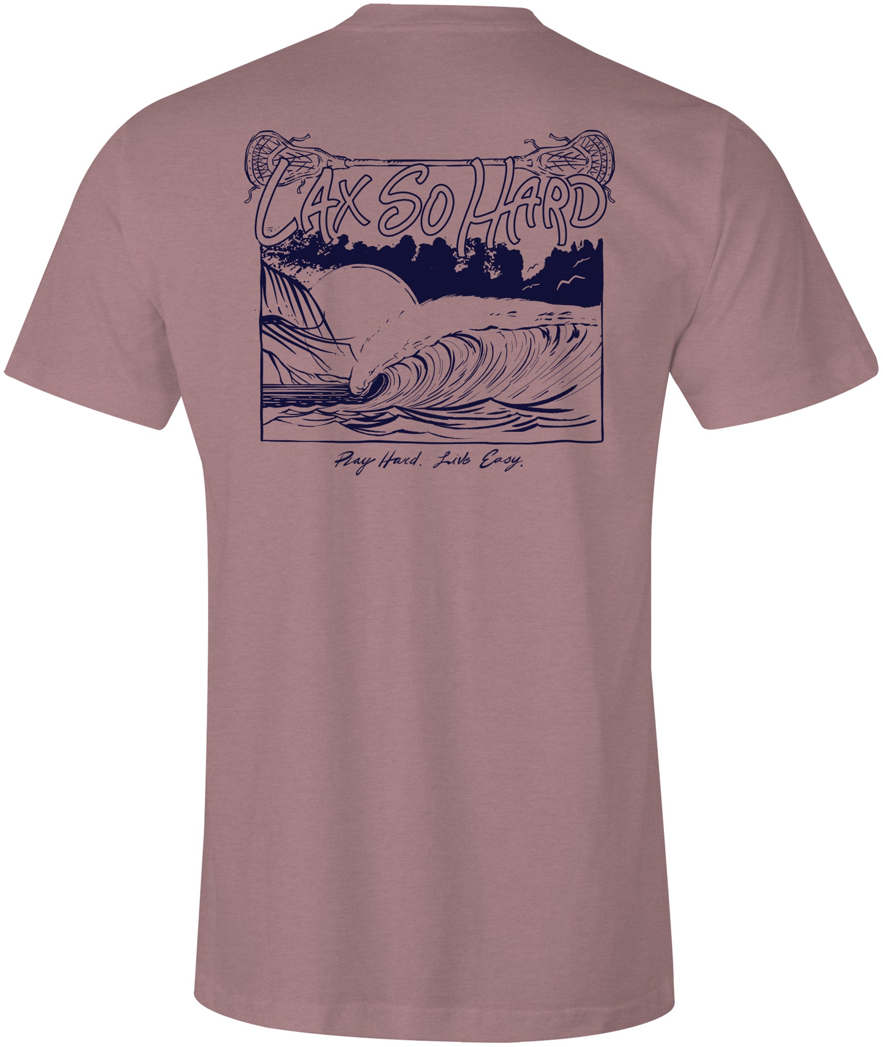 新品　LACY SATIN PRINT TEE Ocean Lacrosse T-Shirt Orchid | Men's Lax Graphic Tee – LAX SO HARD