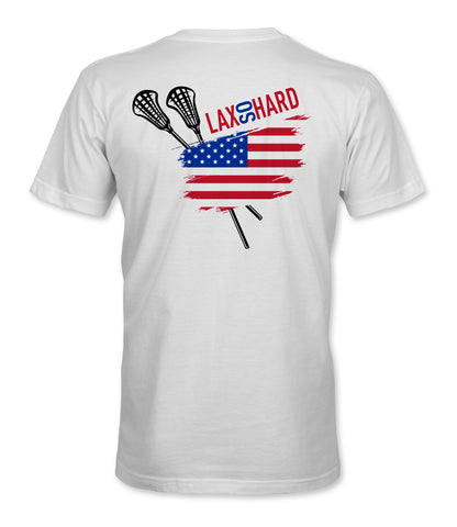 Boys American LAX T-Shirt White