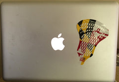 Maryland Flag Lacrosse Sticker