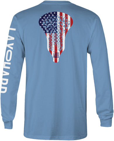 Youth American Lacrosse Long Sleeve T-Shirt