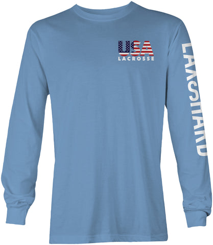 Youth American Lacrosse Long Sleeve T-Shirt