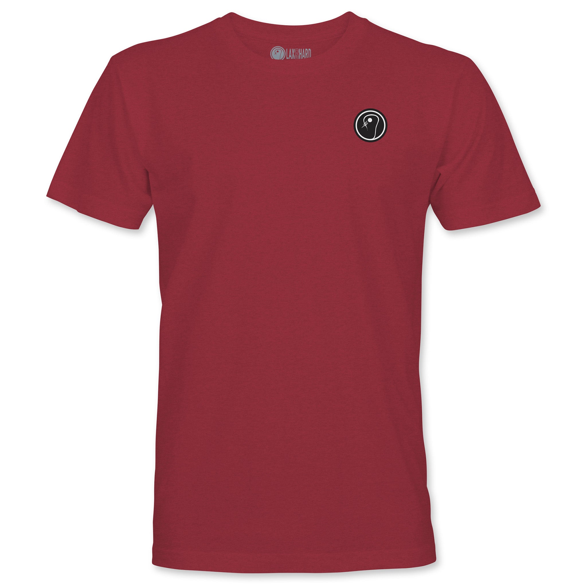 Kids Native Lacrosse T-Shirt - dark red