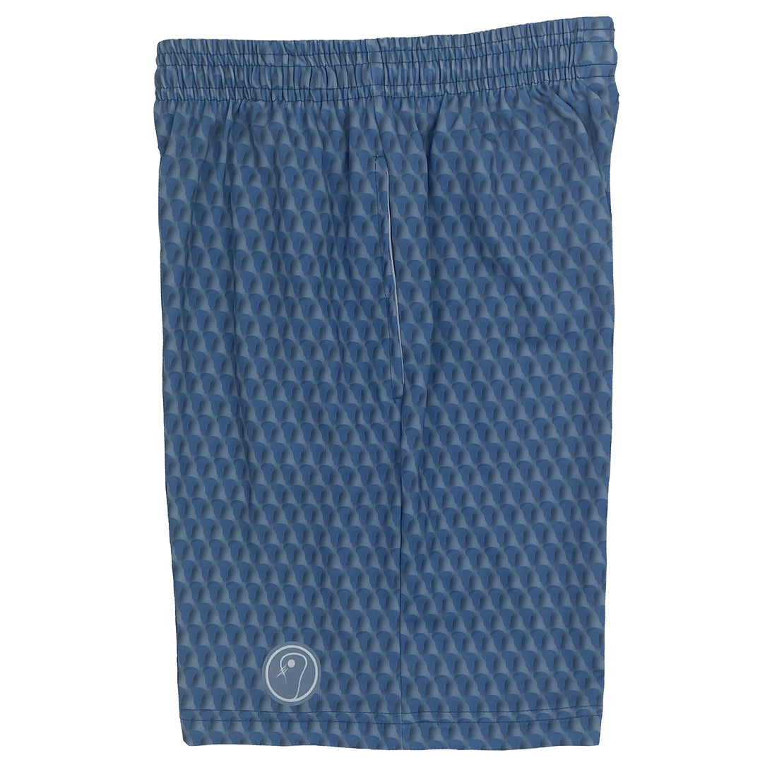 Boys 3D Lacrosse Shorts - Blue and Gray