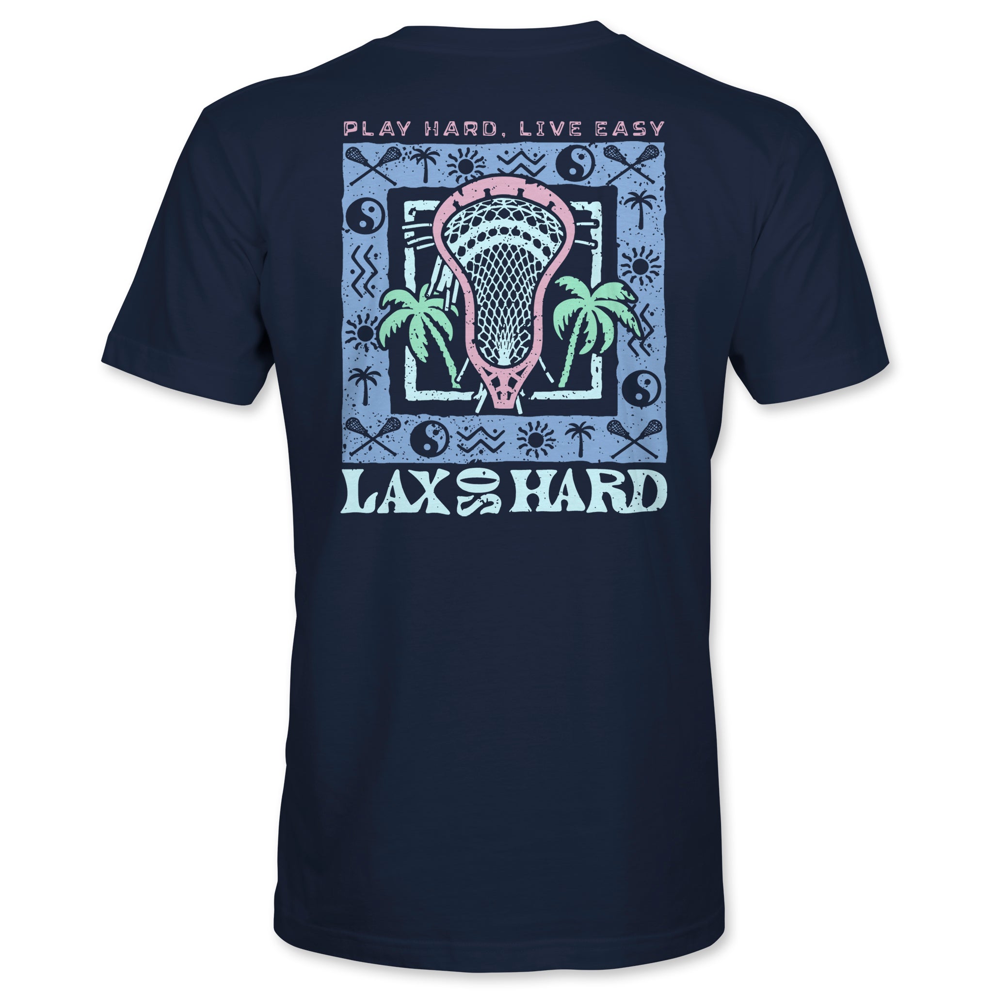 Kids Cali Lacrosse T-Shirt - Navy