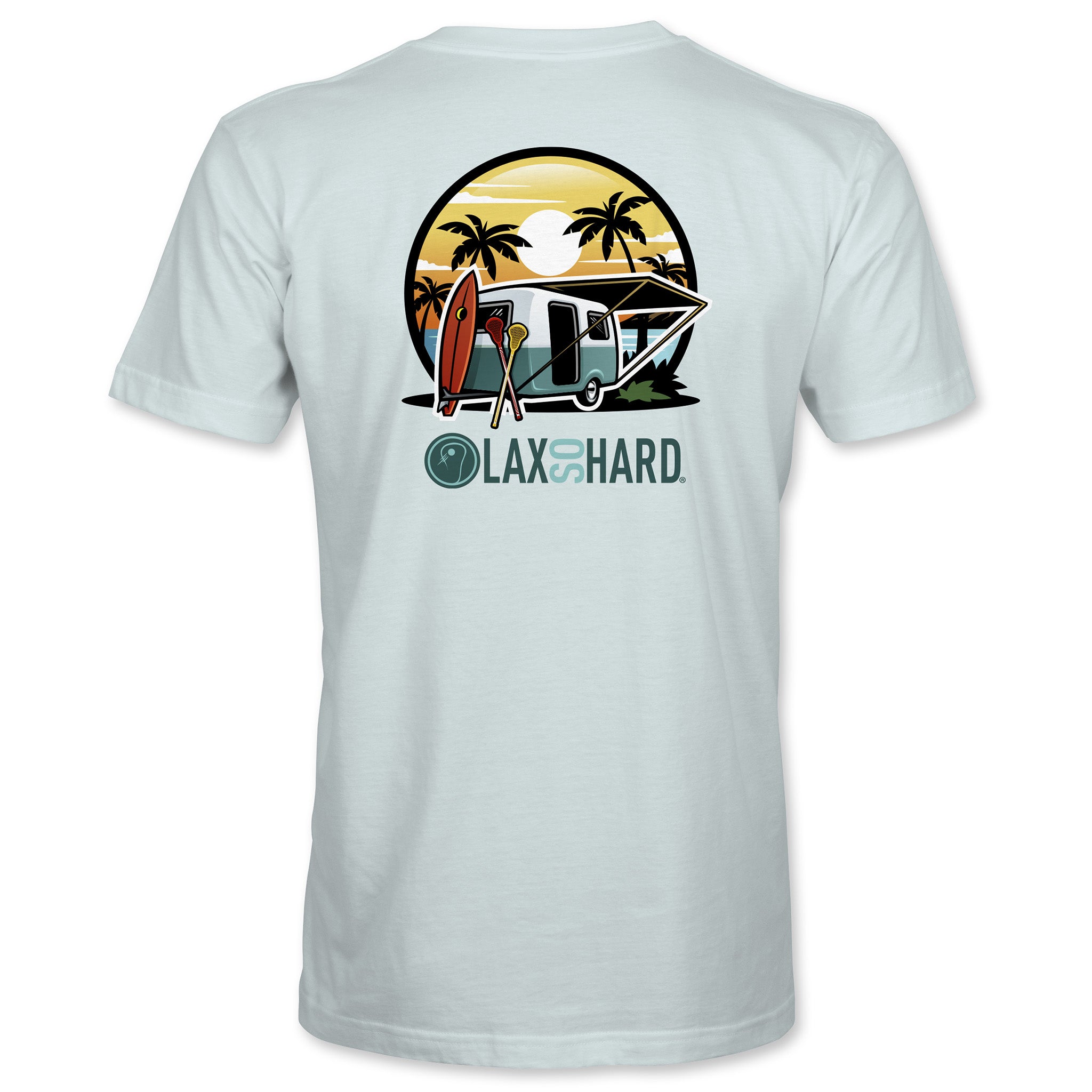 Kids Camper Lacrosse T-Shirt - Ice Blue