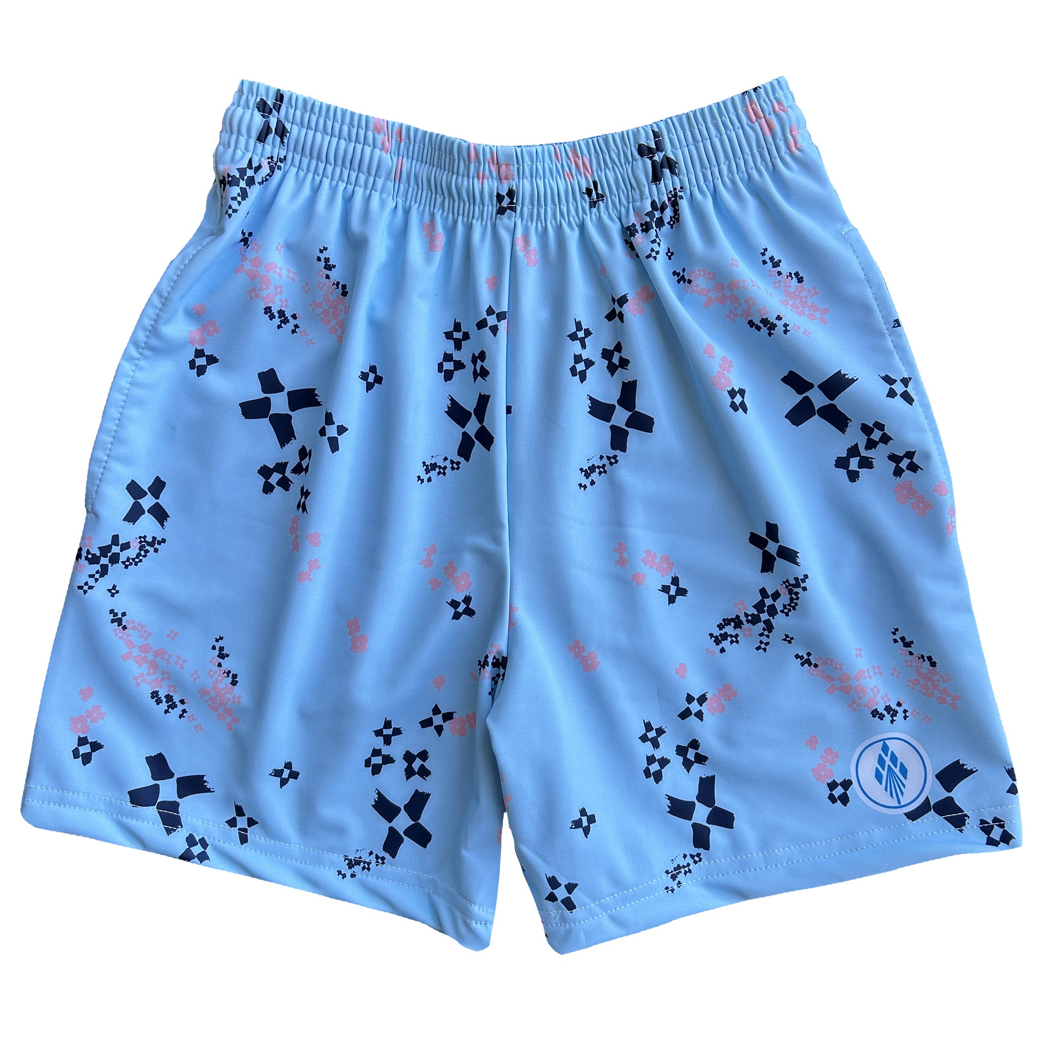 Boys Lacrosse Dodge Shorts - Blue