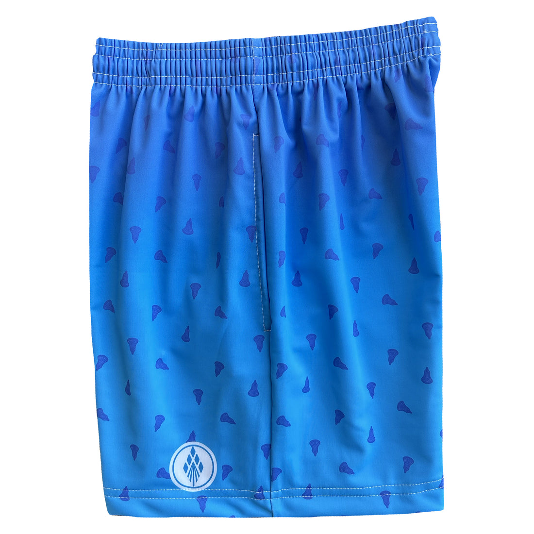 Boys Prep Lacrosse Shorts - Blue Ombre