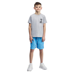 Kids Lacrosse Stick American Flag - Gray