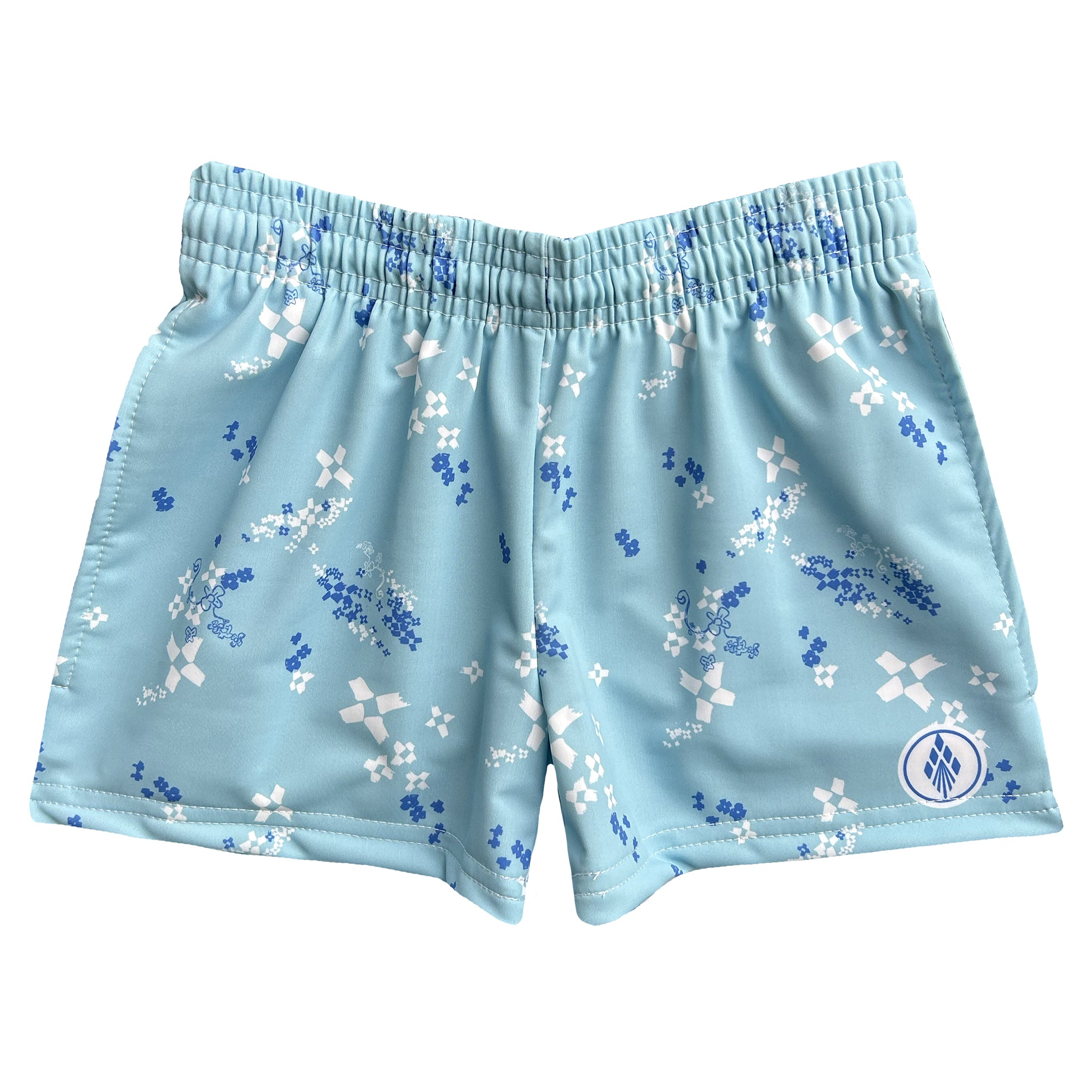Girls Lacrosse Dodge Shorts - Blue