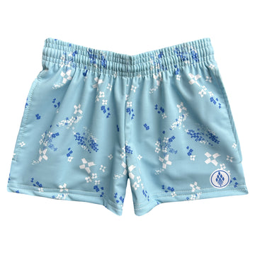 Girls Lacrosse Dodge Shorts - Blue