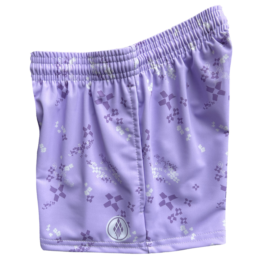 Girls Lacrosse Dodge Shorts - Purple