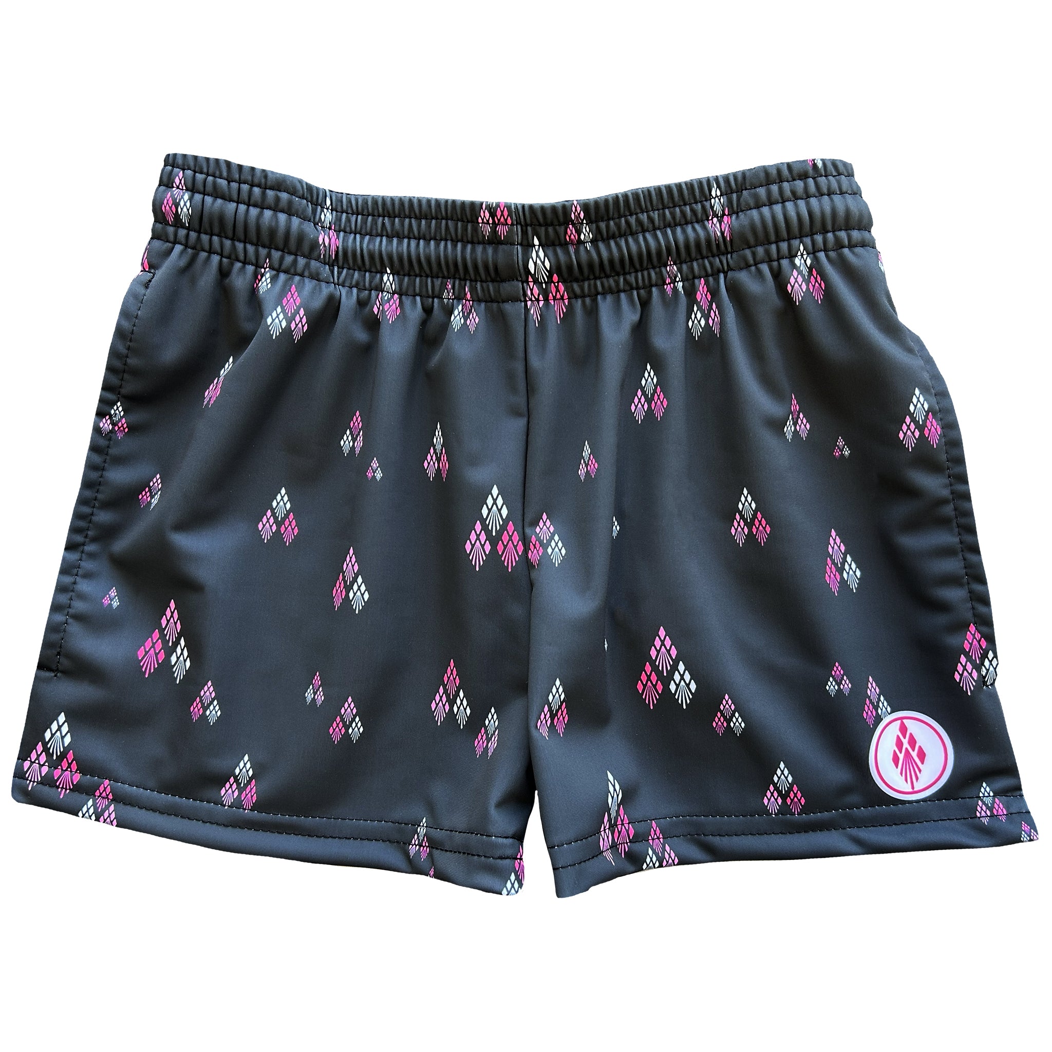 Girls Icon Lacrosse Shorts - Black