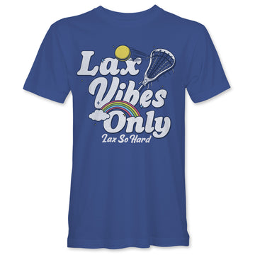 Girls LAX Rainbow Vibes T-Shirt - Blue