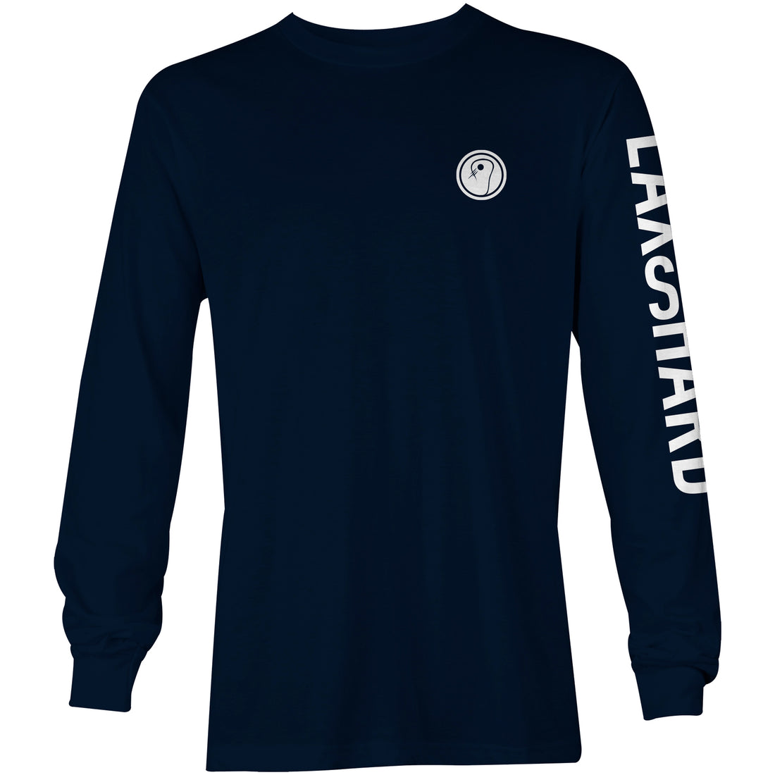 Girls LAX SO HARD Long Sleeve T-Shirt - Navy
