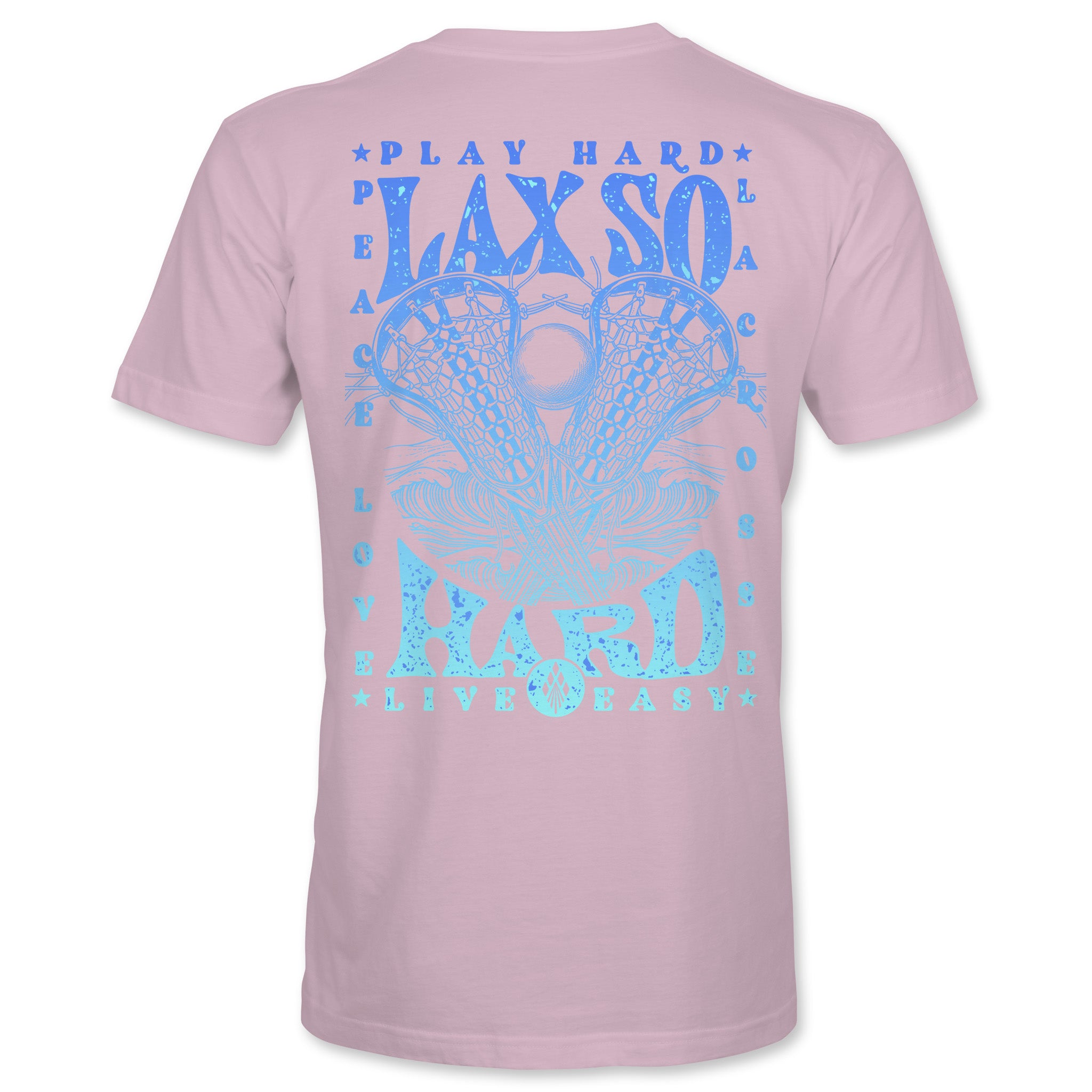 Girls Lacrosse Peace T-Shirt - Pink