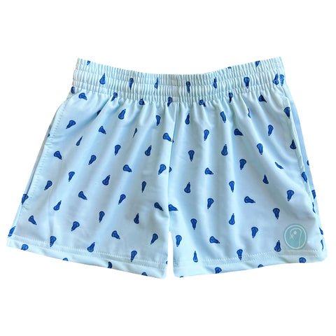 Girls Prep Lacrosse Shorts - Blue