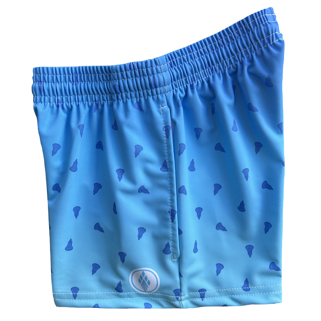 Girls Prep Lacrosse Shorts - Blue Ombre