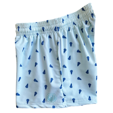 Girls Prep Lacrosse Shorts - Blue