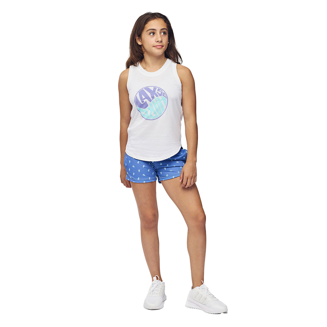 Girls Prep Lacrosse Shorts - Purple
