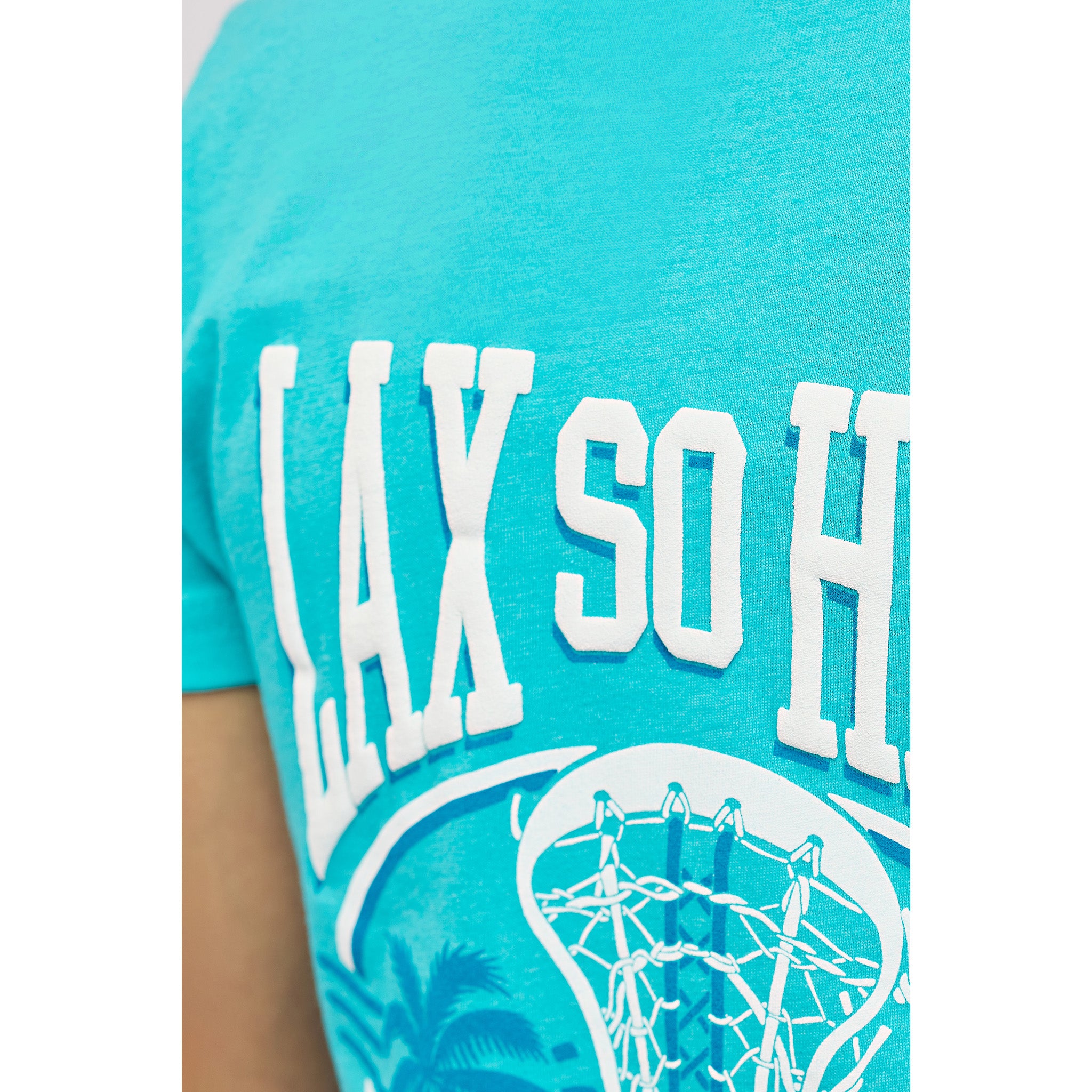 Girls Lacrosse Vibes T-Shirt - Aqua