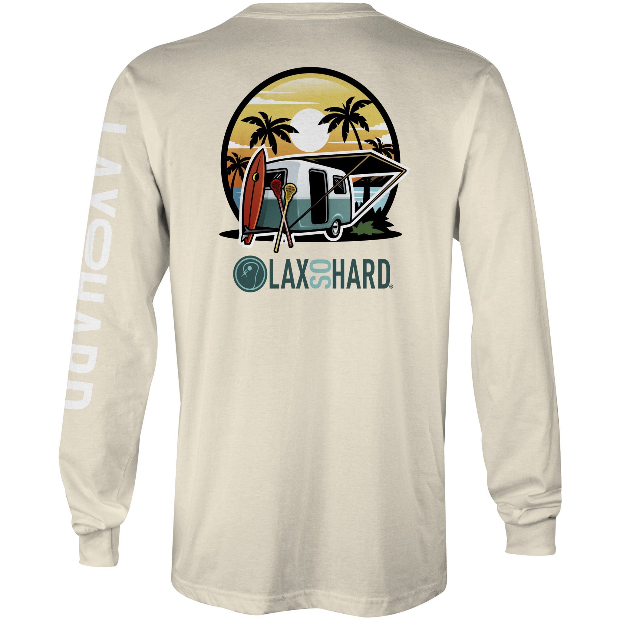 Camper Lacrosse Long Sleeve T-Shirt - Ivory