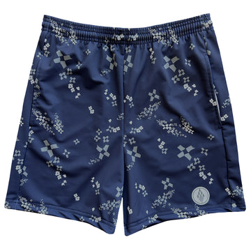 Mens Lacrosse Dodge Shorts - Navy