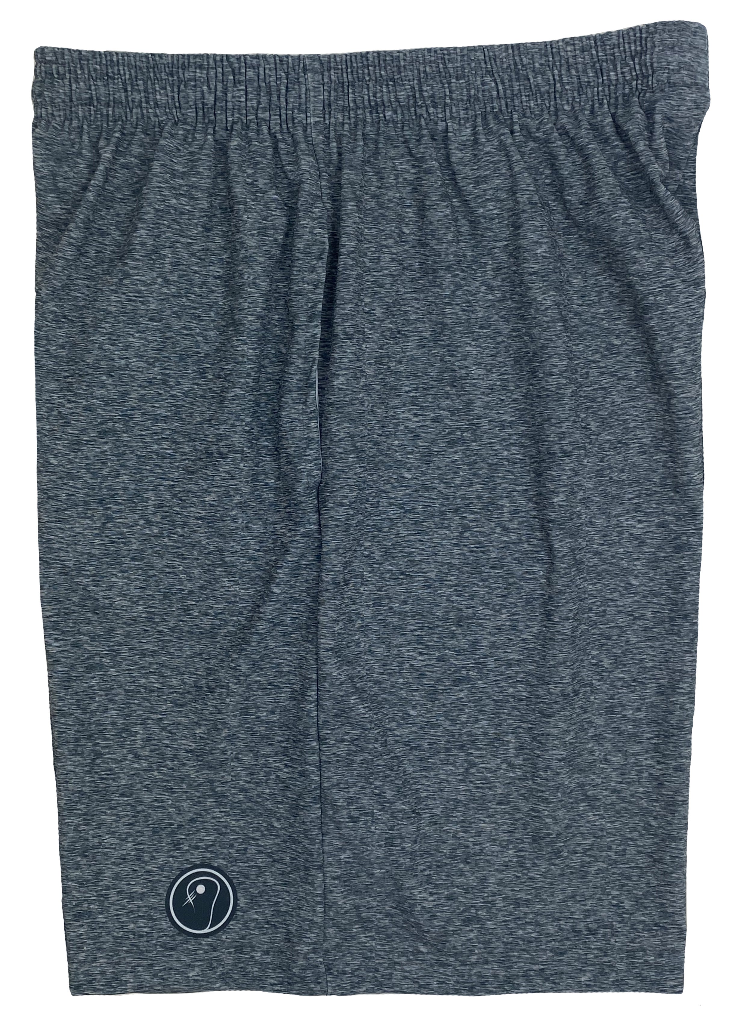 Mens Graphic Lacrosse Shorts - Gray Heather