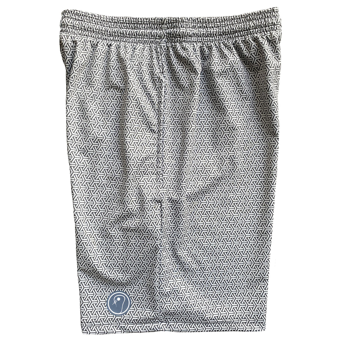 Mens Graphic Lacrosse Shorts Gray