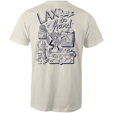Lacrosse Globe T-Shirt - Natural