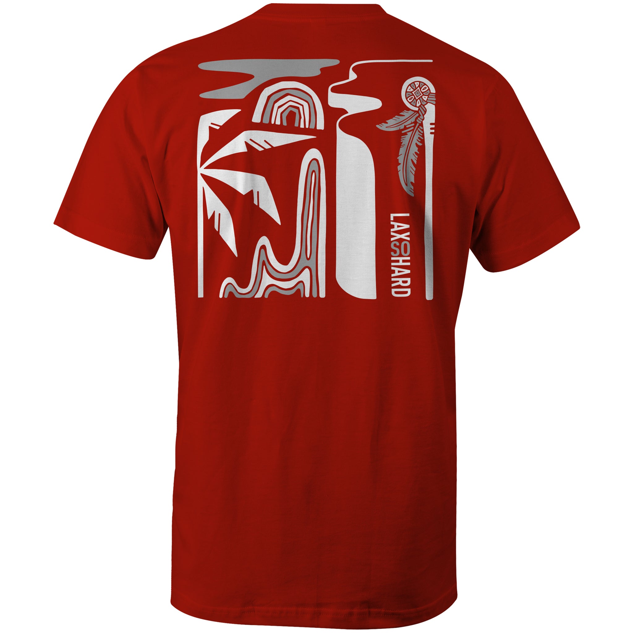 Lacrosse Native T-Shirt - Red