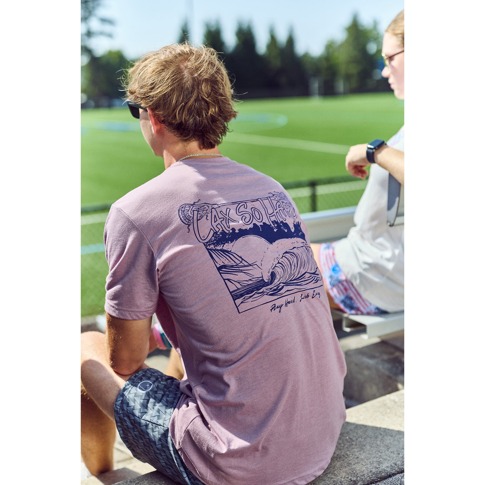 Ocean Lacrosse T-Shirt - Orchid