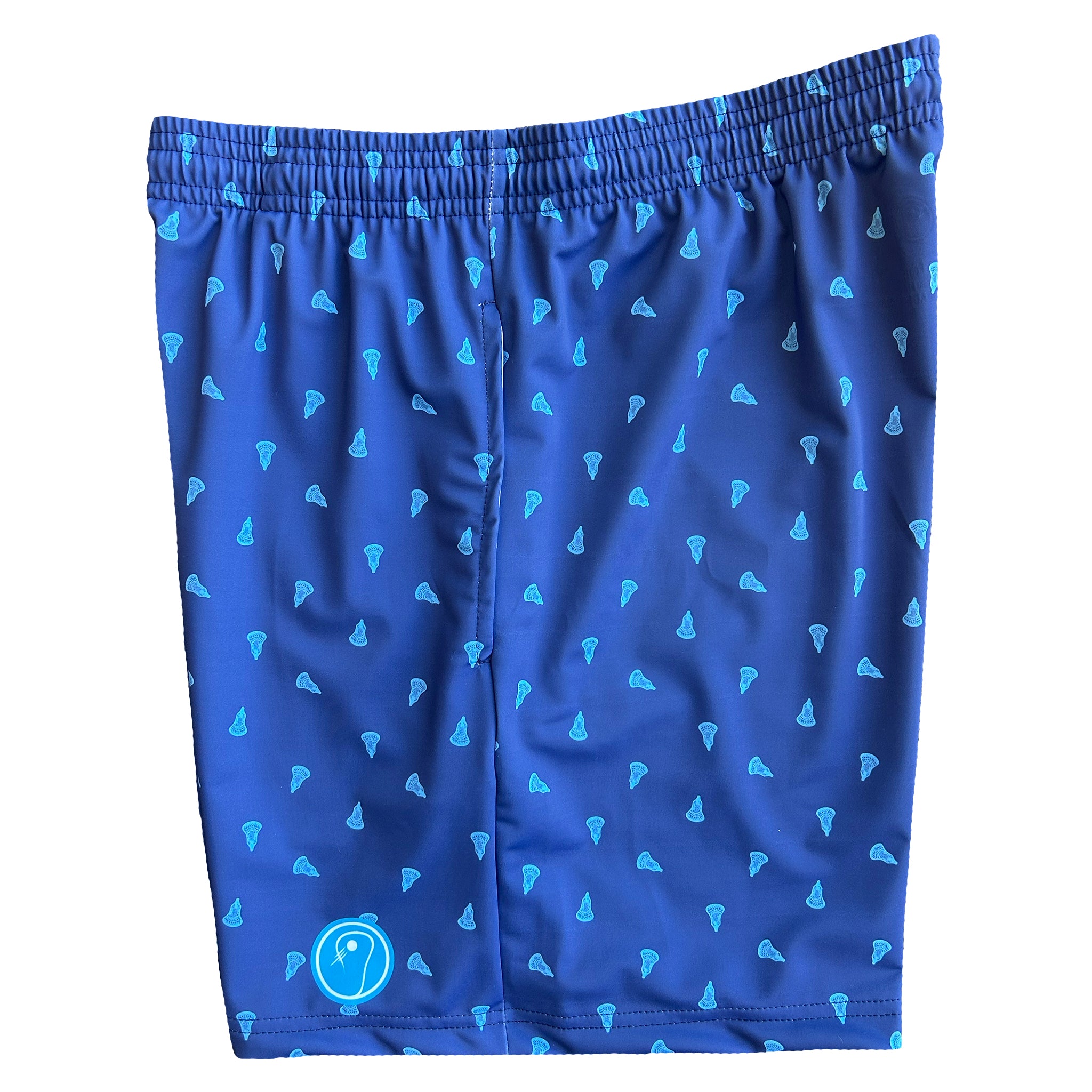 Mens Prep Lacrosse Shorts - Royal and Aqua
