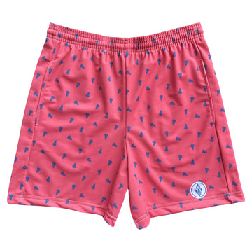 Mens Prep Lacrosse Shorts - Pink