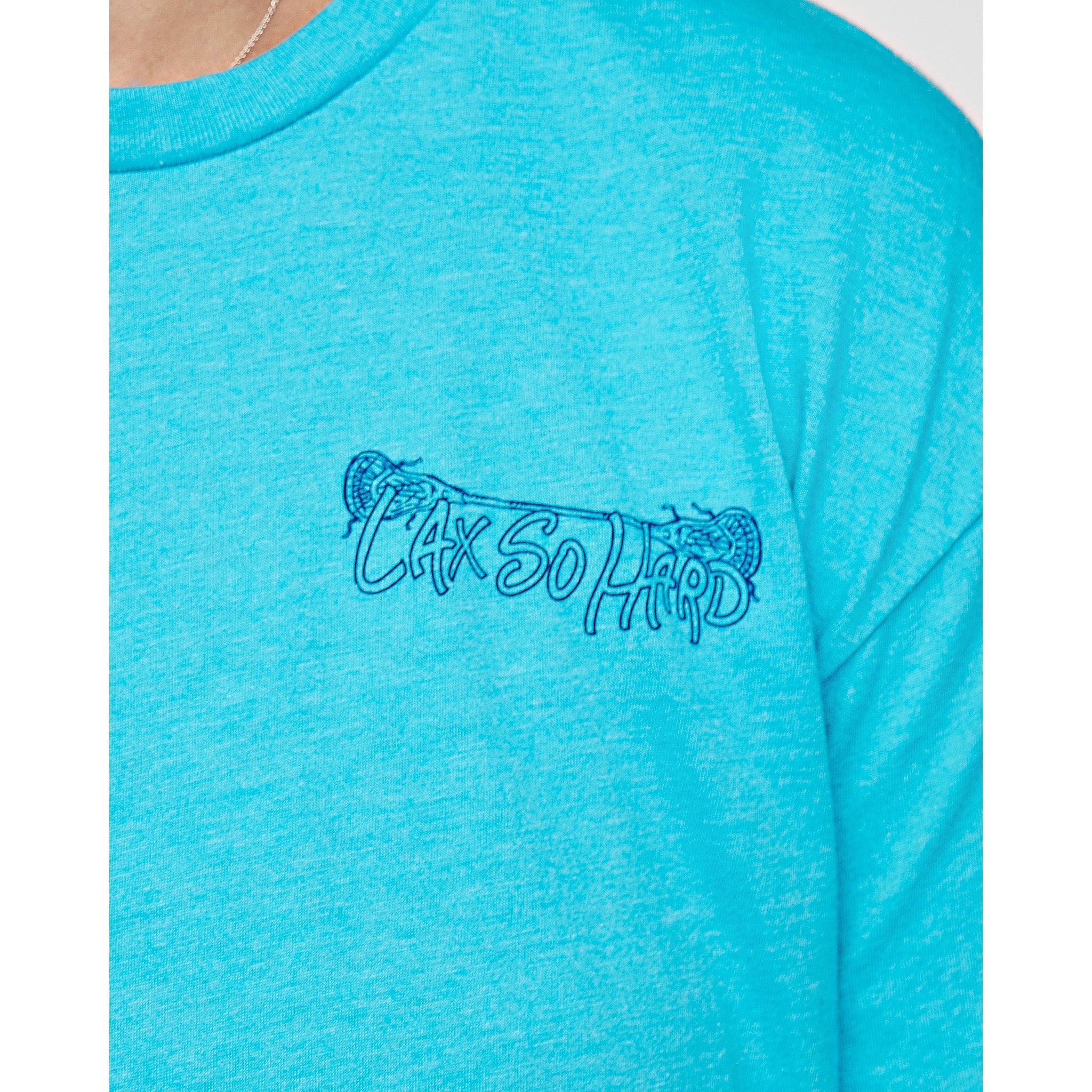 Ocean Lacrosse T-Shirt - Aqua Blue