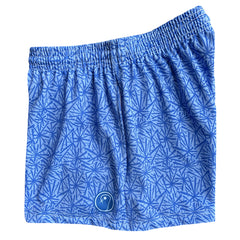 Womens Lacrosse Burst Shorts - Blue