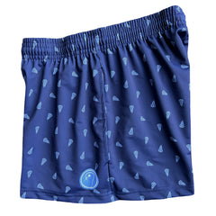 Womens Prep Lacrosse Shorts - Blue