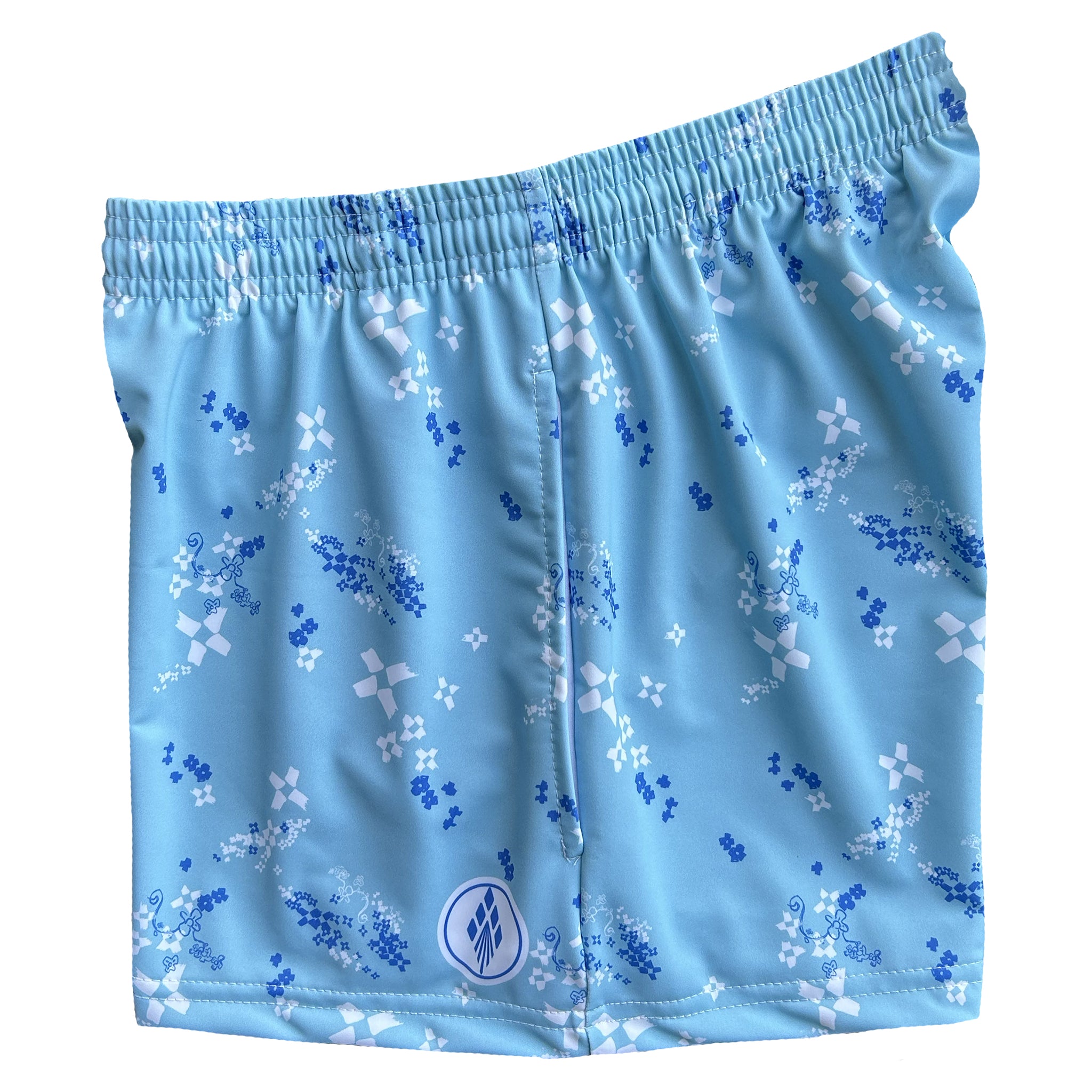 Womens Lacrosse Dodge Shorts - Blue