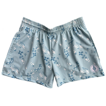 Womens Lacrosse Dodge Shorts - Teal