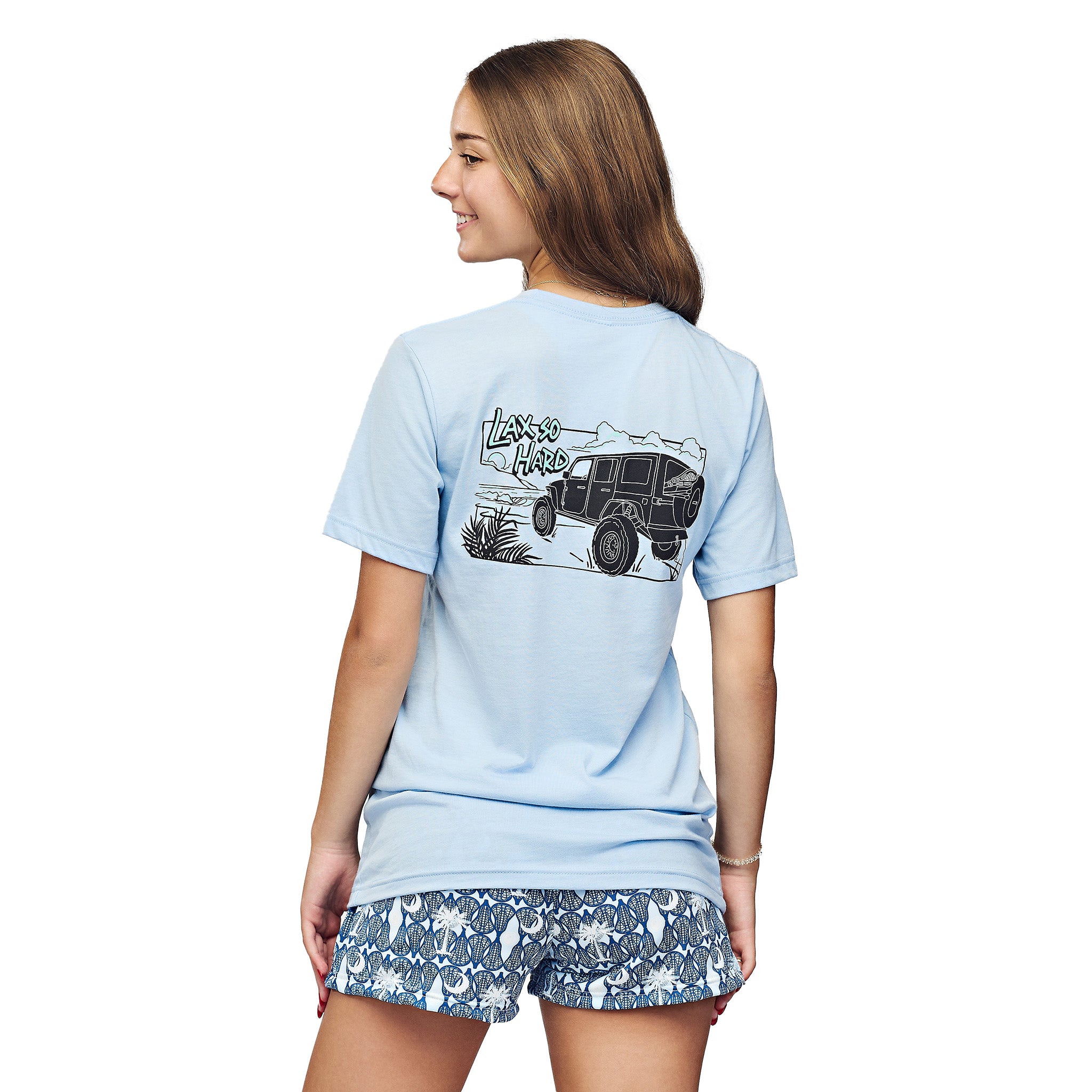 Lacrosse Jeep T-Shirt - Blue