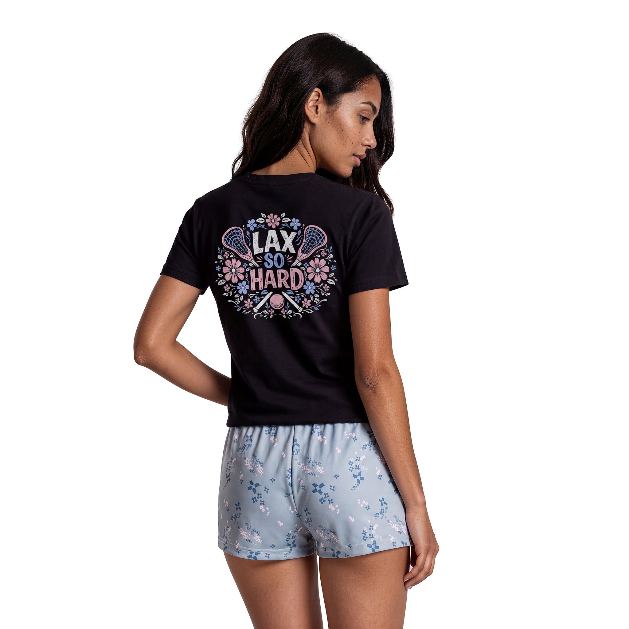 Womens Lacrosse Dodge Shorts - Teal