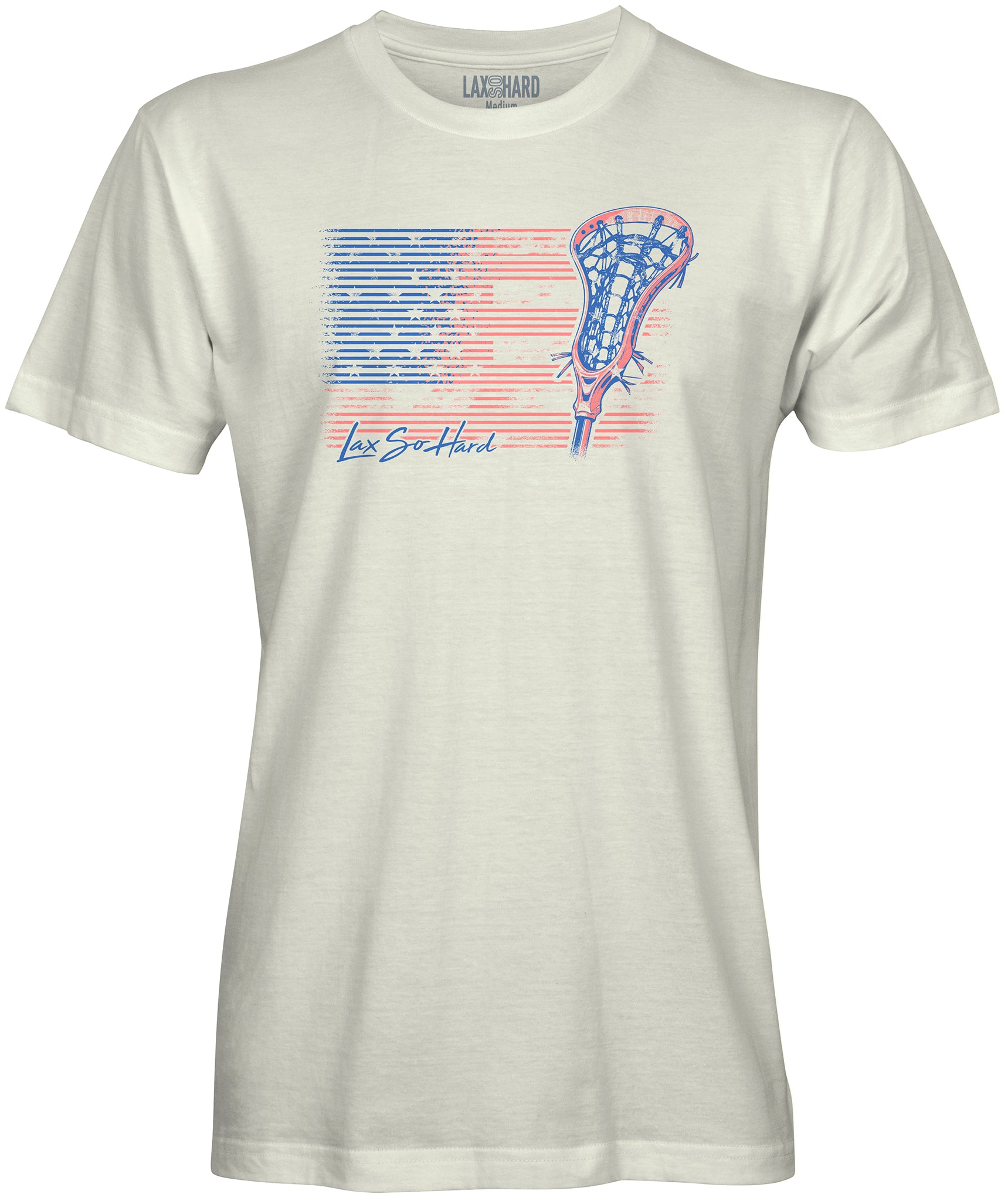 Womens Patriot Lacrosse T-Shirt - Ivory