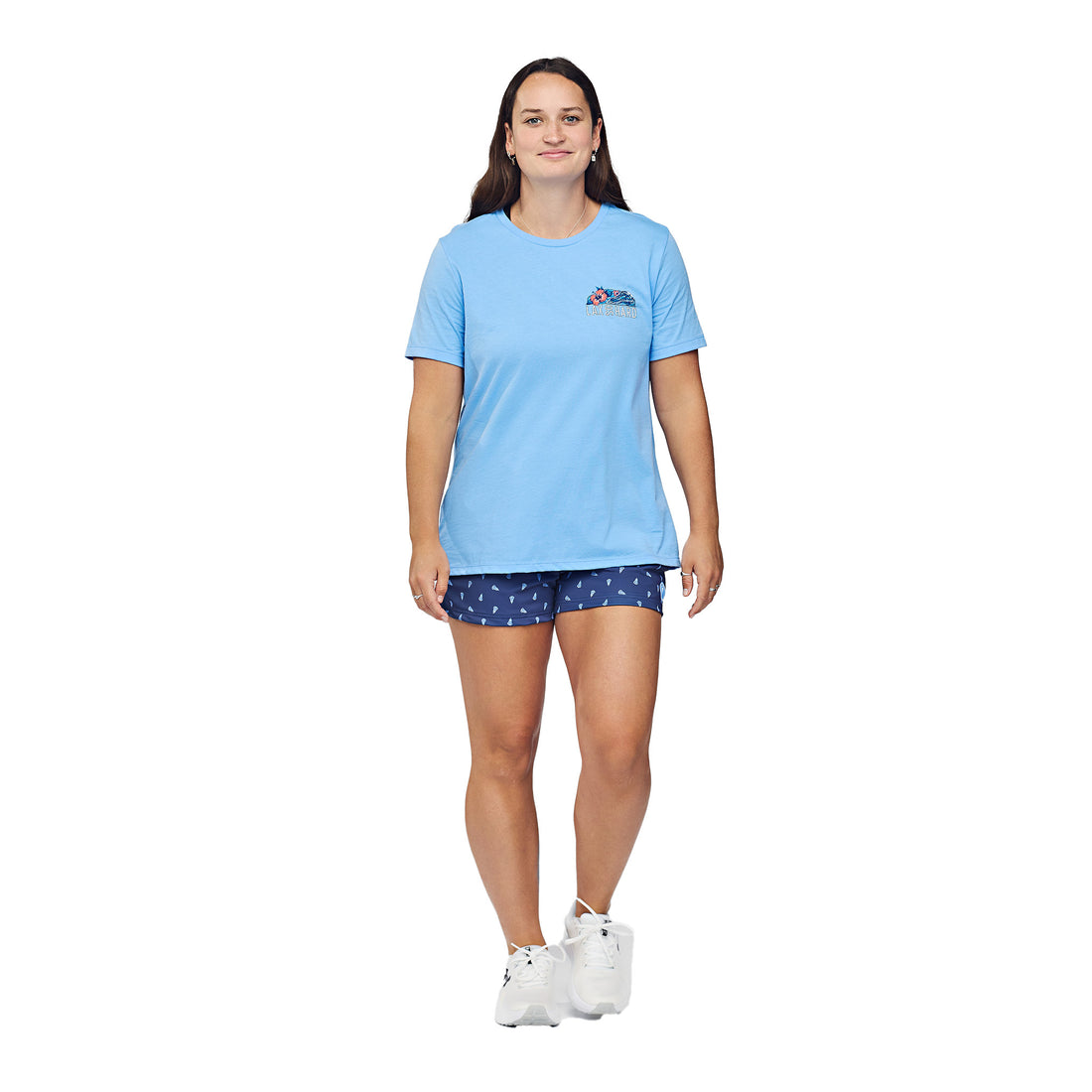 Womens Prep Lacrosse Shorts - Blue