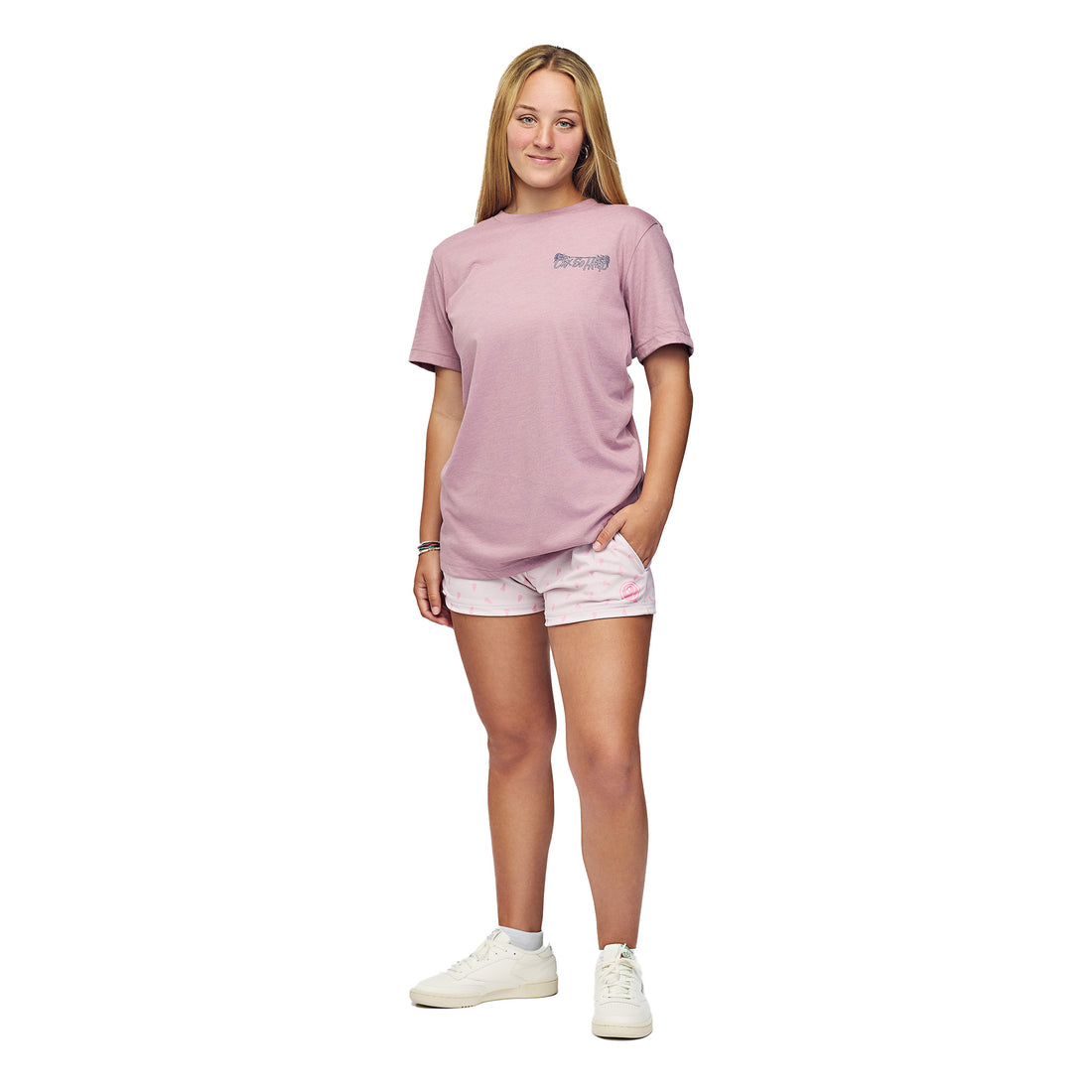 Womens Prep Lacrosse Shorts - Pink