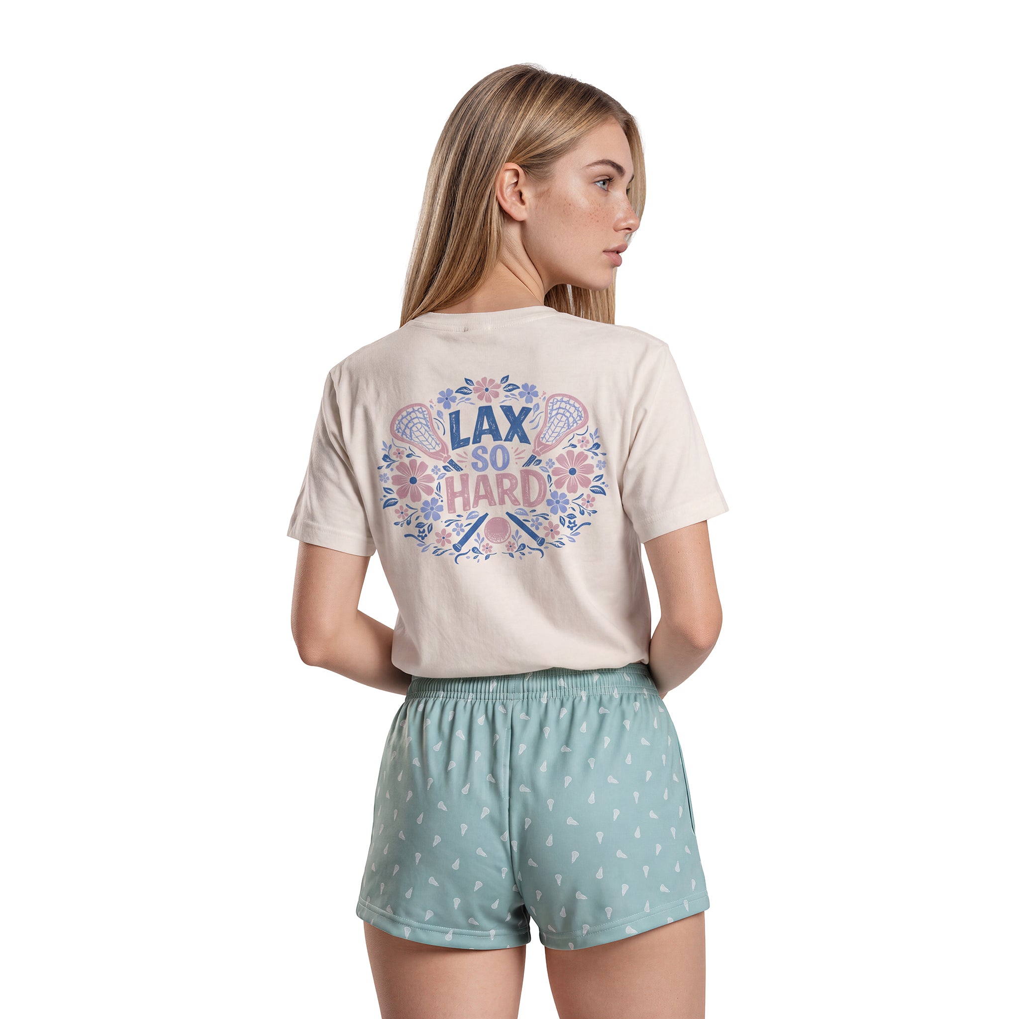 Womens Prep Lacrosse Shorts - Green