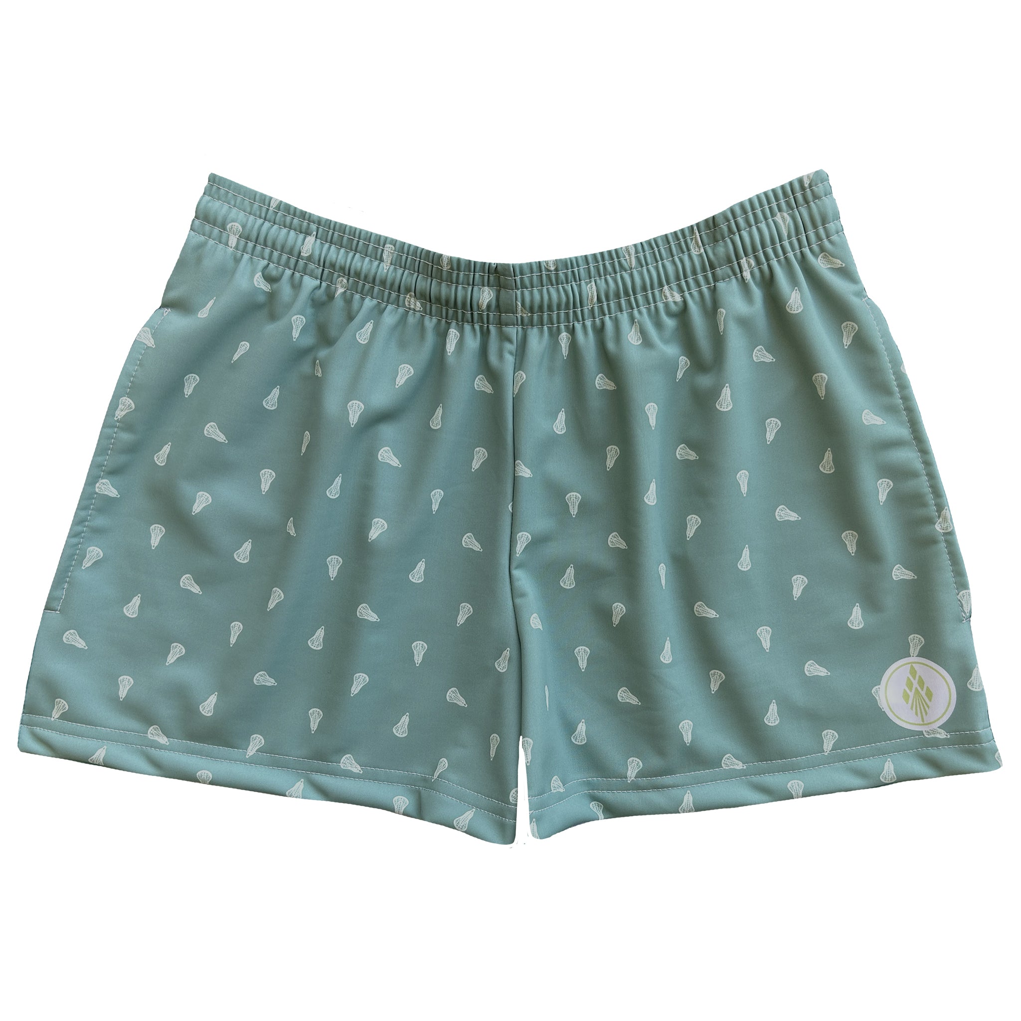 Womens Prep Lacrosse Shorts - Green